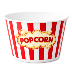 Bol de popcorn en location