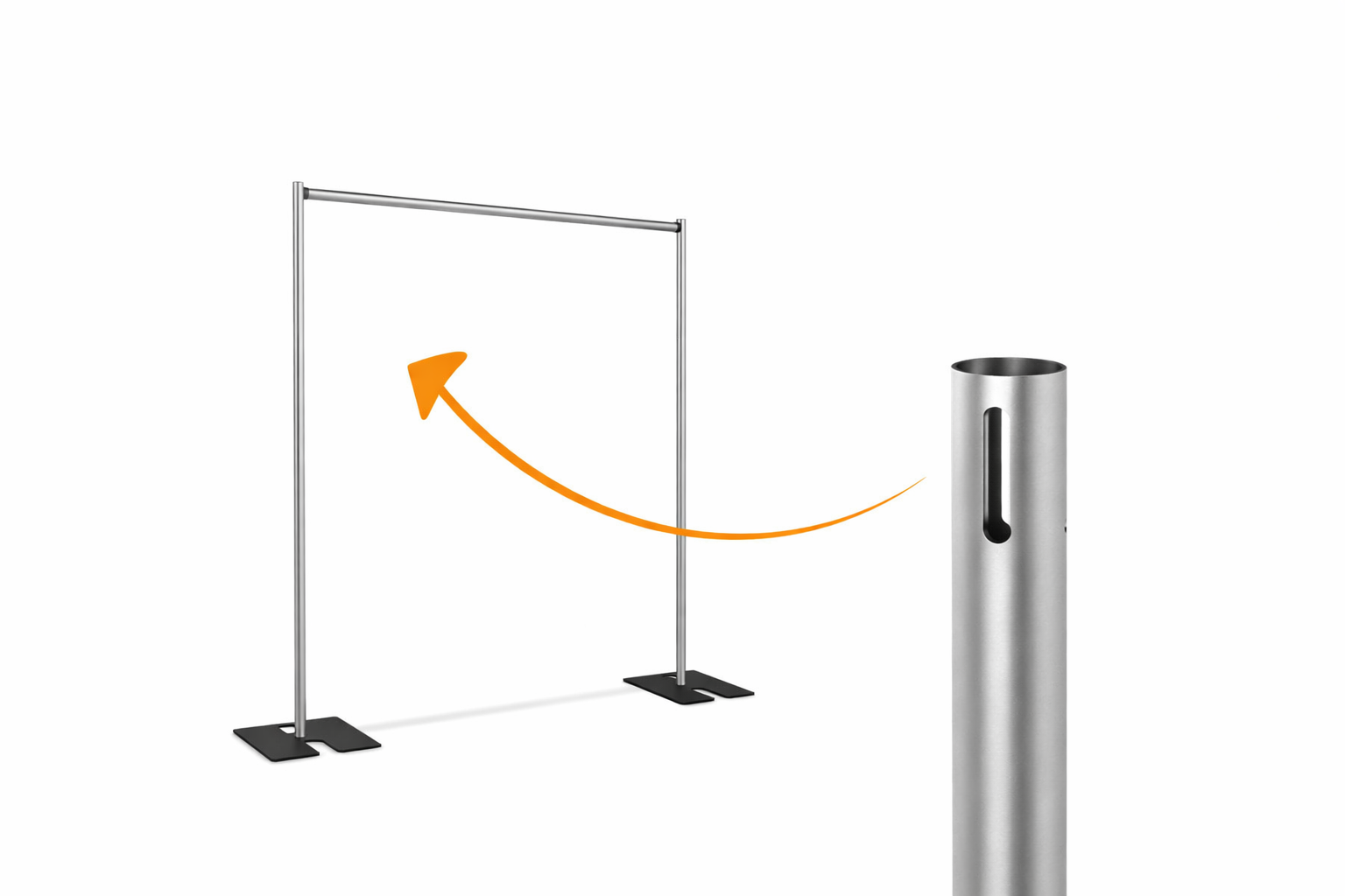 Poteau Vertical - Location Evenox