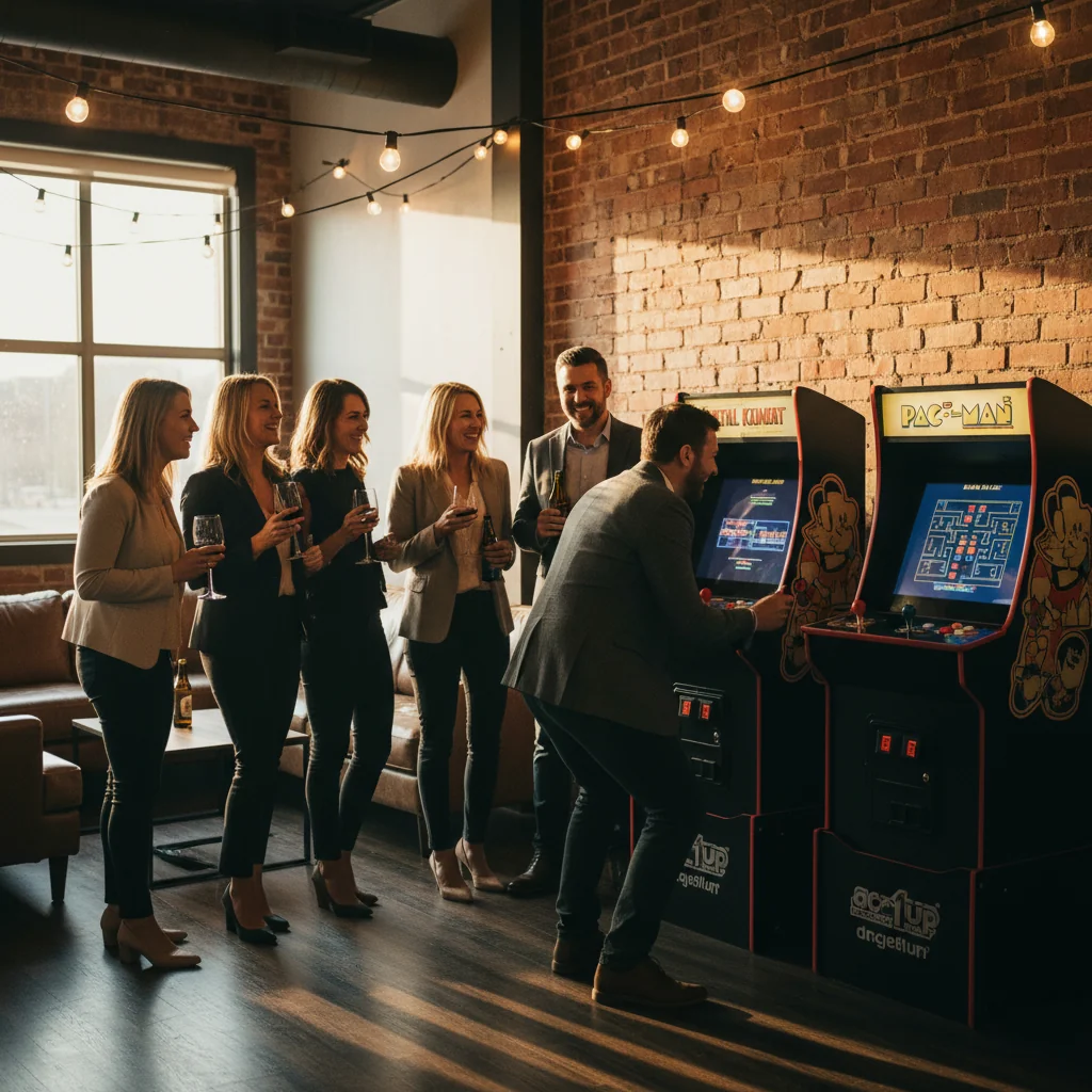 Jeux arcade événement corporatif 5 à 7