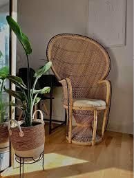 Chaise Emmanuelle en rotin