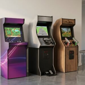 Illustration du Forfait Jeux d&rsquo;Arcade realisee par ordinateur a partir des photos de notre materiel. Ce n est pas une photo prise a notre entrepot.