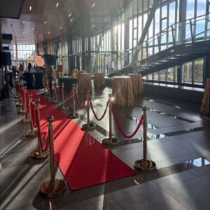 Forfait tapis rouge 20 pieds poteaux